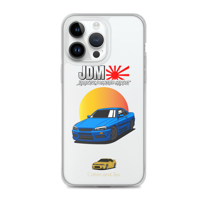 Skyline Cover R34 Sunset Blue (JDM) iPhone® 7 - 14 PRO