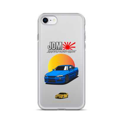 Skyline Cover R34 Sunset Blue (JDM) iPhone® 7 - 14 PRO