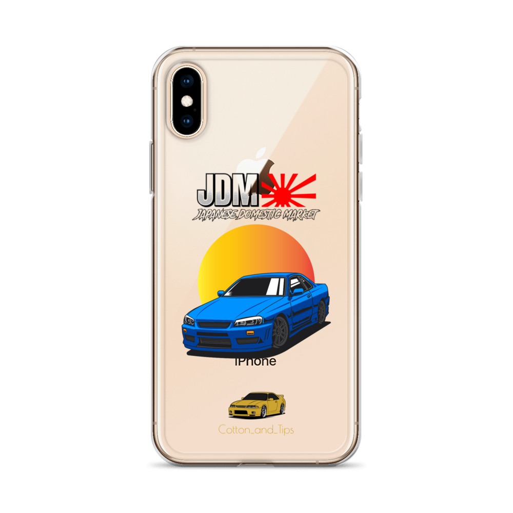 Skyline Cover R34 Sunset Blue (JDM) iPhone® 7 - 14 PRO