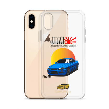 Skyline Cover R34 Sunset Blue (JDM) iPhone® 7 - 14 PRO