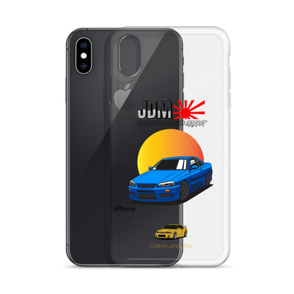 Skyline Cover R34 Sunset Blue (JDM) iPhone® 7 - 14 PRO