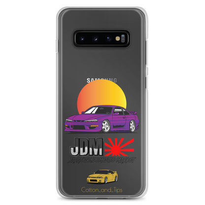 Cover Nissan S15 Purple at Sunset Samsung® S10 - S22 Ultra