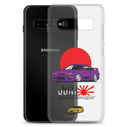 Samsung® Japanese Flag Purple Nissan S15 Cover S10 - S22 Ultra