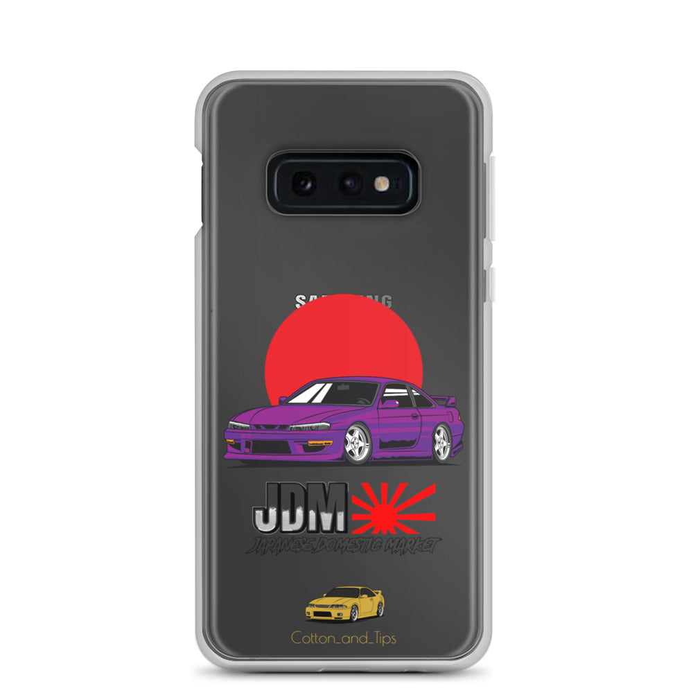 Samsung® Japanese Flag Purple Nissan S15 Cover S10 - S22 Ultra