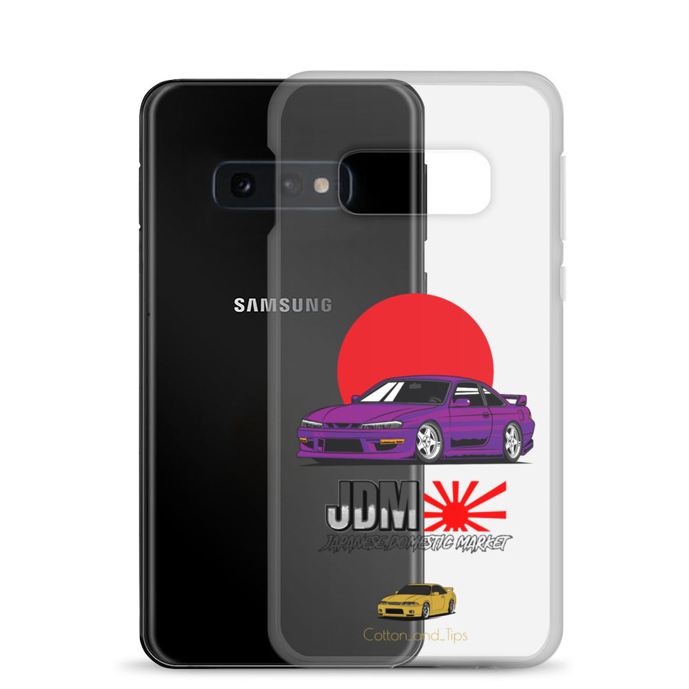 Samsung® Japanese Flag Purple Nissan S15 Cover S10 - S22 Ultra