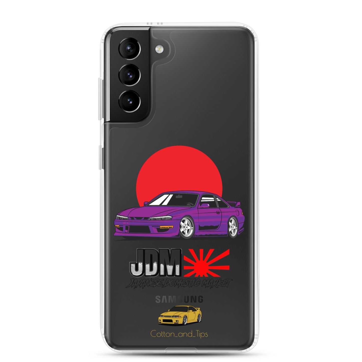 Samsung® Japanese Flag Purple Nissan S15 Cover S10 - S22 Ultra