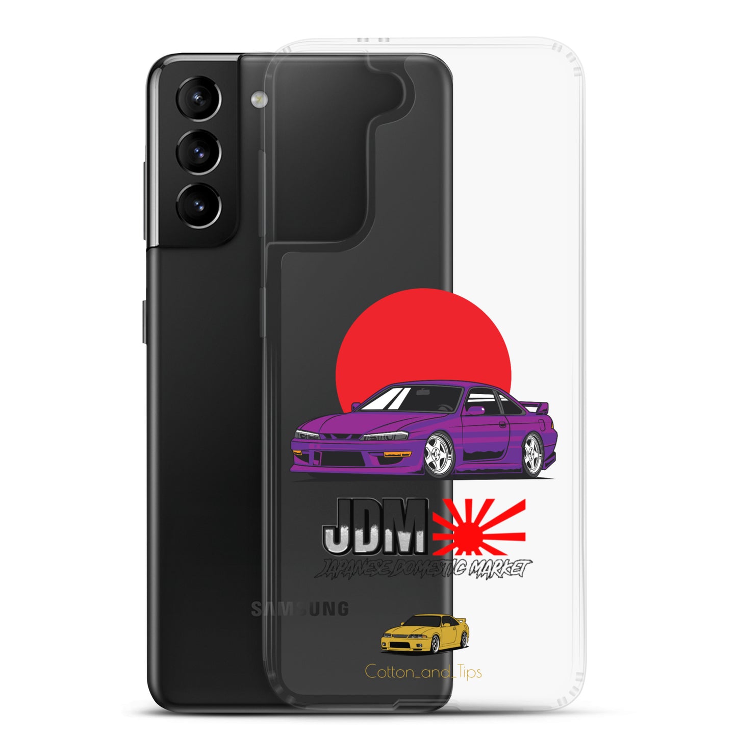 Samsung® Japanese Flag Purple Nissan S15 Cover S10 - S22 Ultra