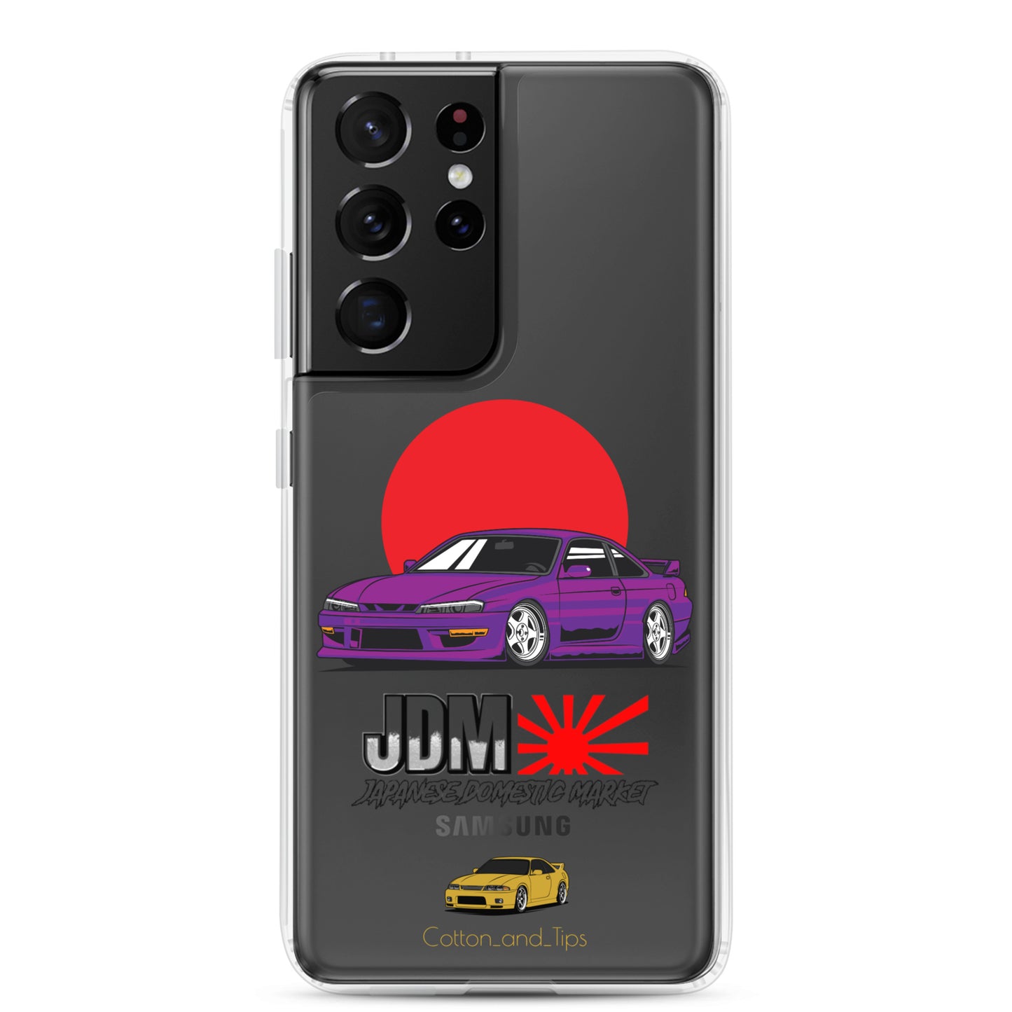 Samsung® Japanese Flag Purple Nissan S15 Cover S10 - S22 Ultra