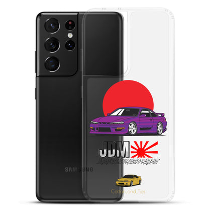 Samsung® Japanese Flag Purple Nissan S15 Cover S10 - S22 Ultra