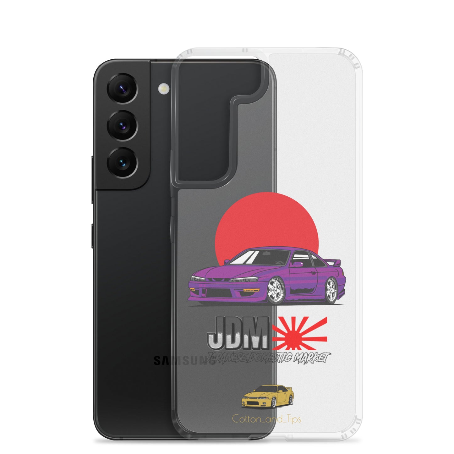 Samsung® Japanese Flag Purple Nissan S15 Cover S10 - S22 Ultra