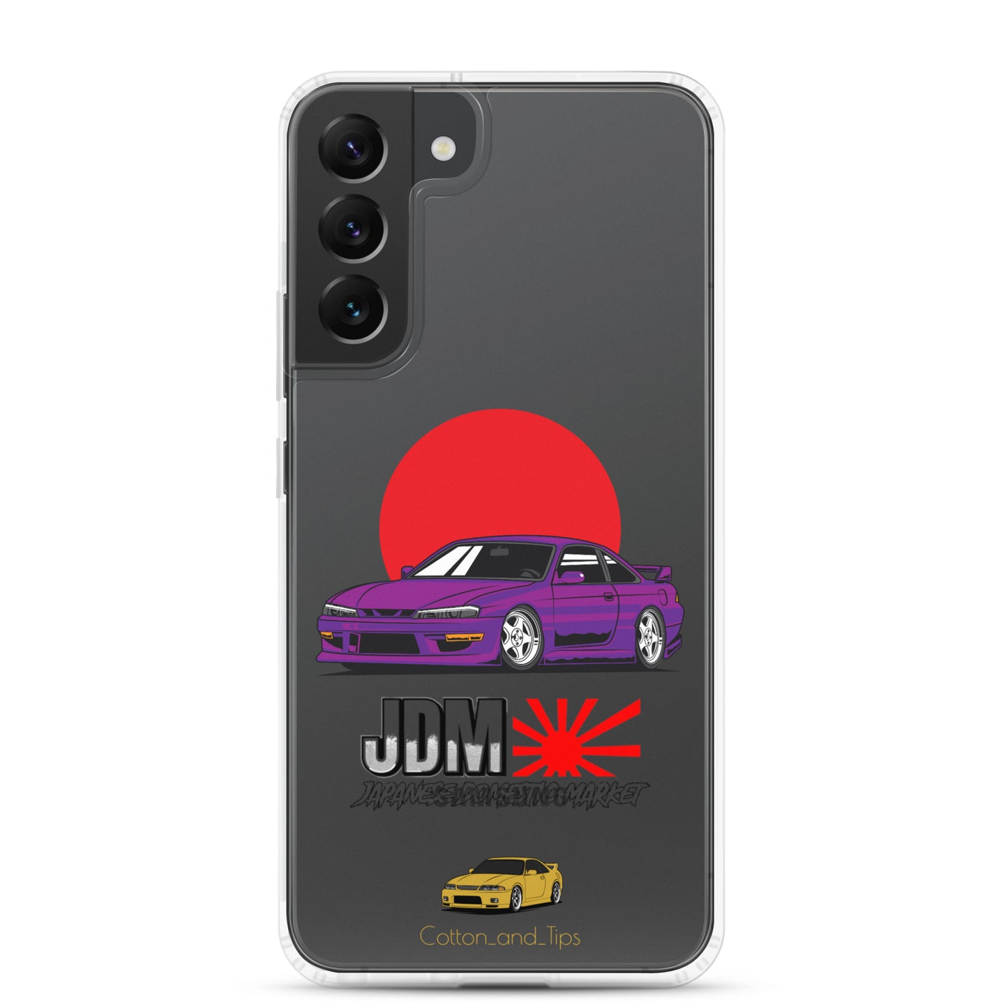 Samsung® Japanese Flag Purple Nissan S15 Cover S10 - S22 Ultra