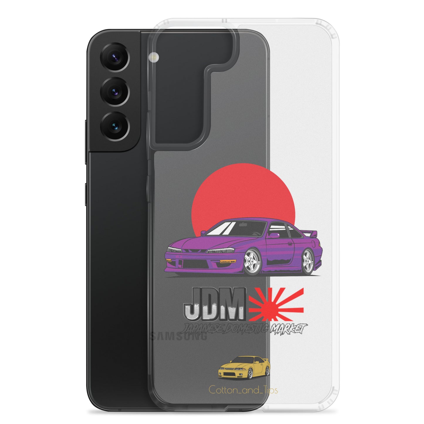 Samsung® Japanese Flag Purple Nissan S15 Cover S10 - S22 Ultra