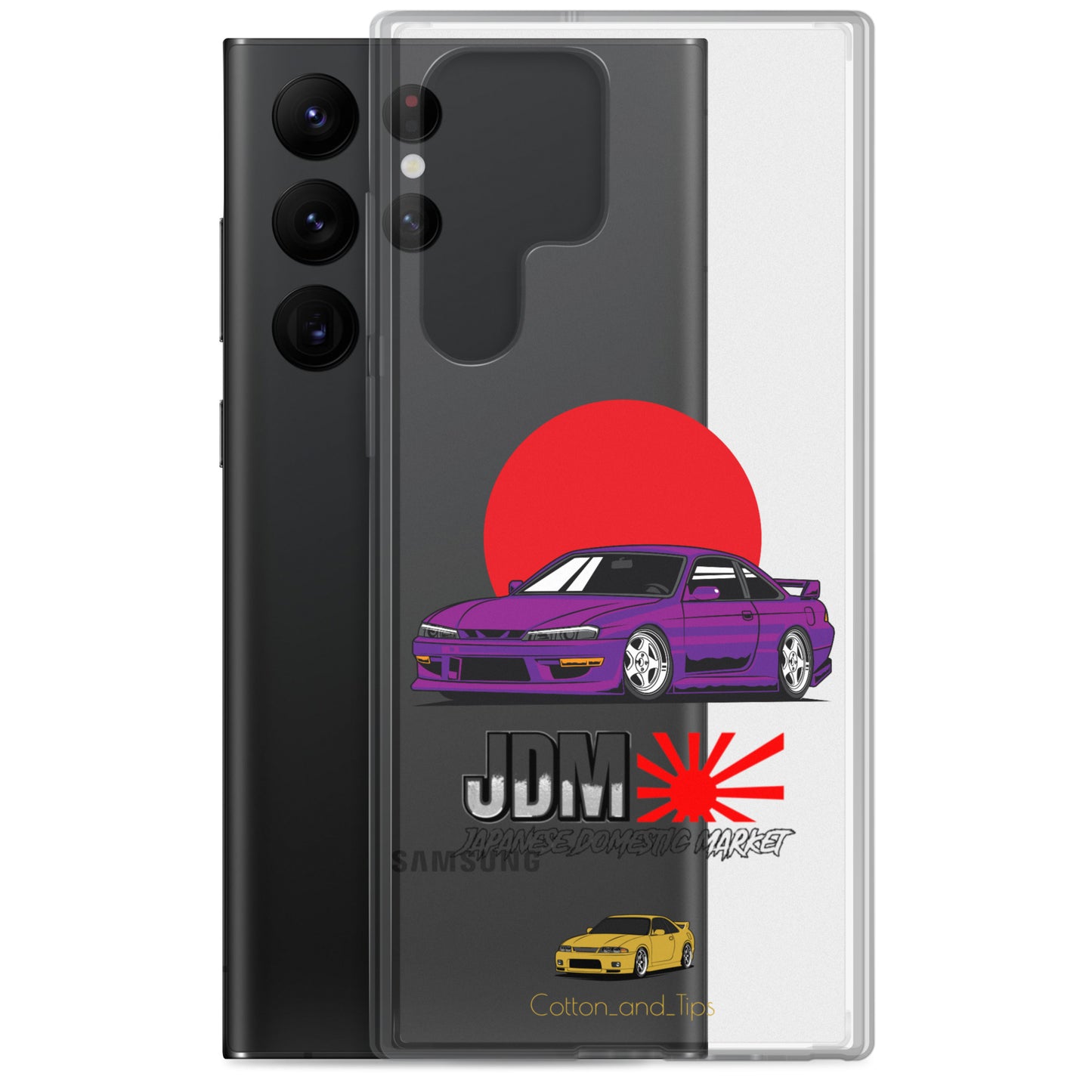 Samsung® Japanese Flag Purple Nissan S15 Cover S10 - S22 Ultra