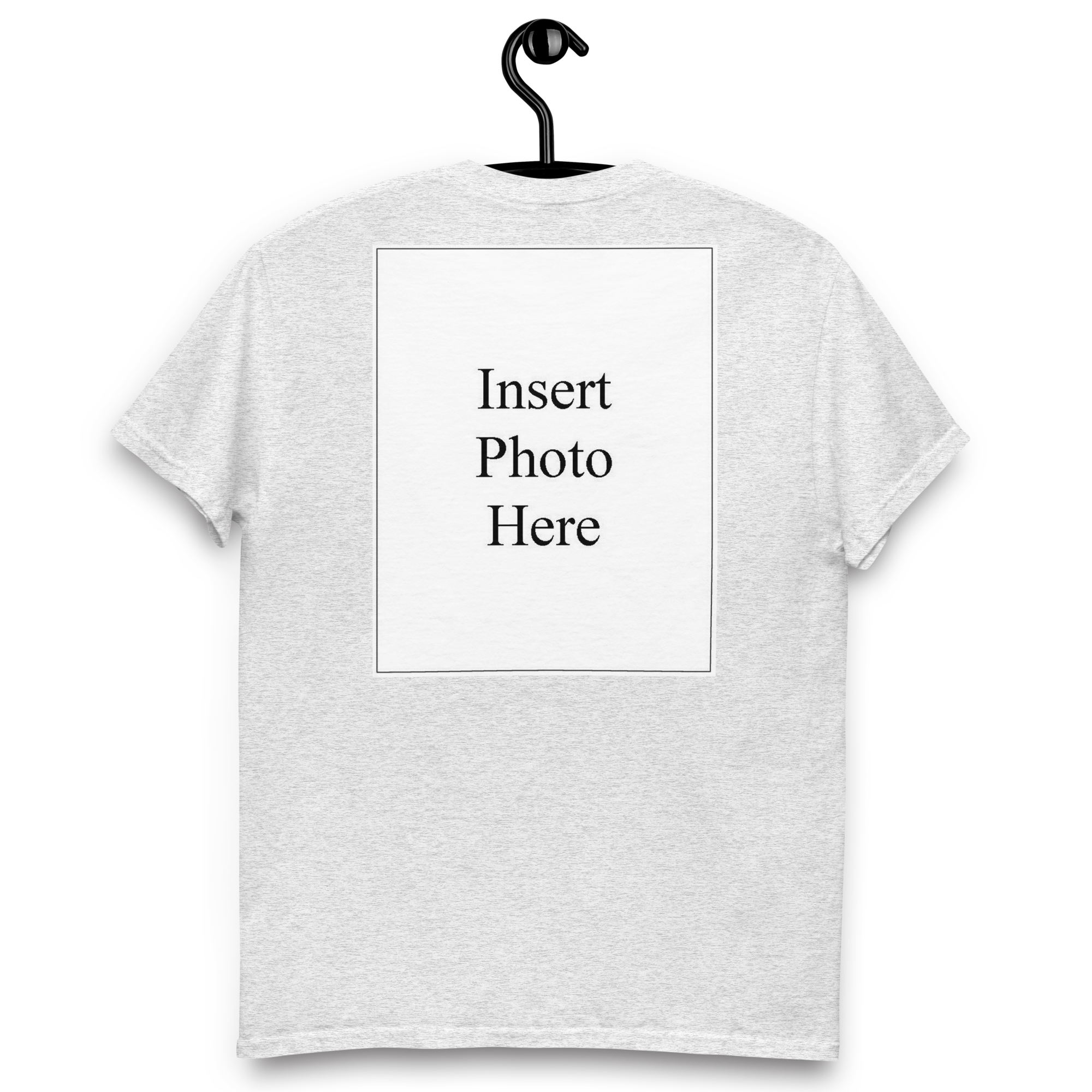 Unisex t-shirt customizable on the front and back