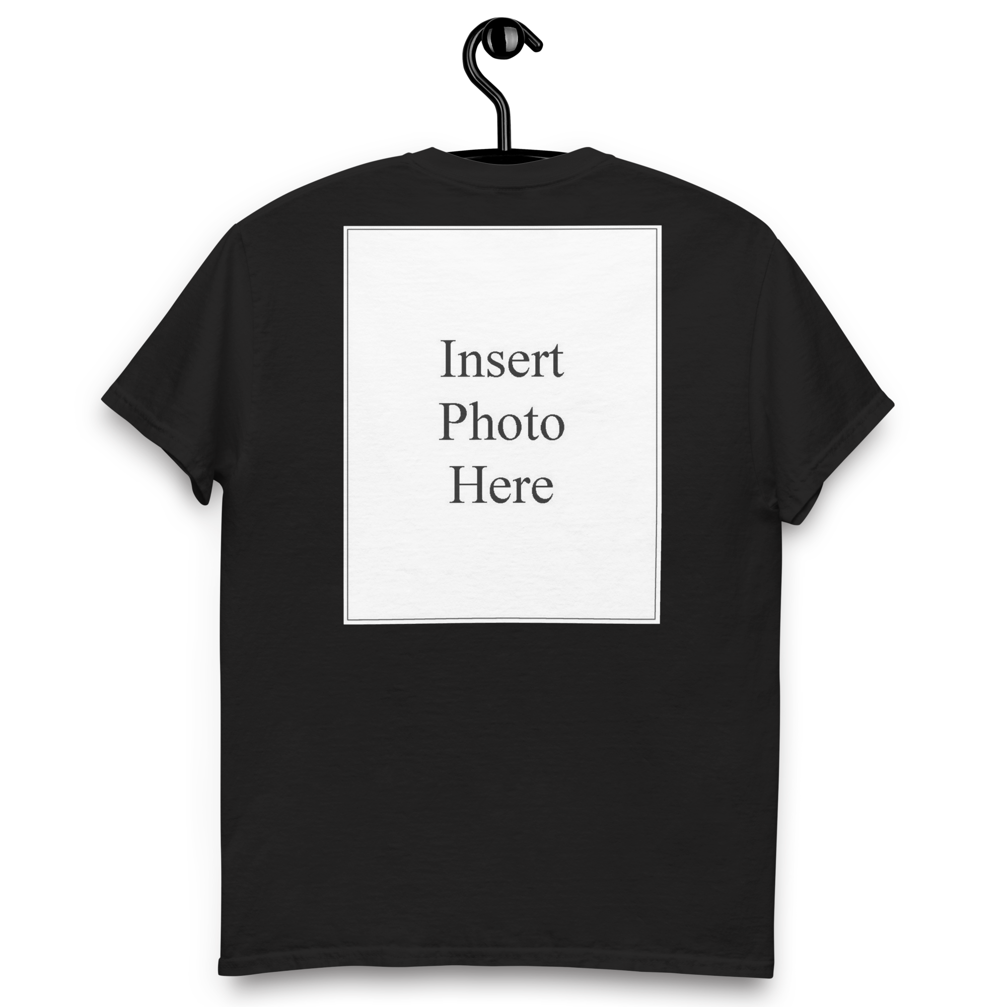 Unisex t-shirt customizable on the front and back