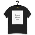 Unisex t-shirt customizable on the front and back