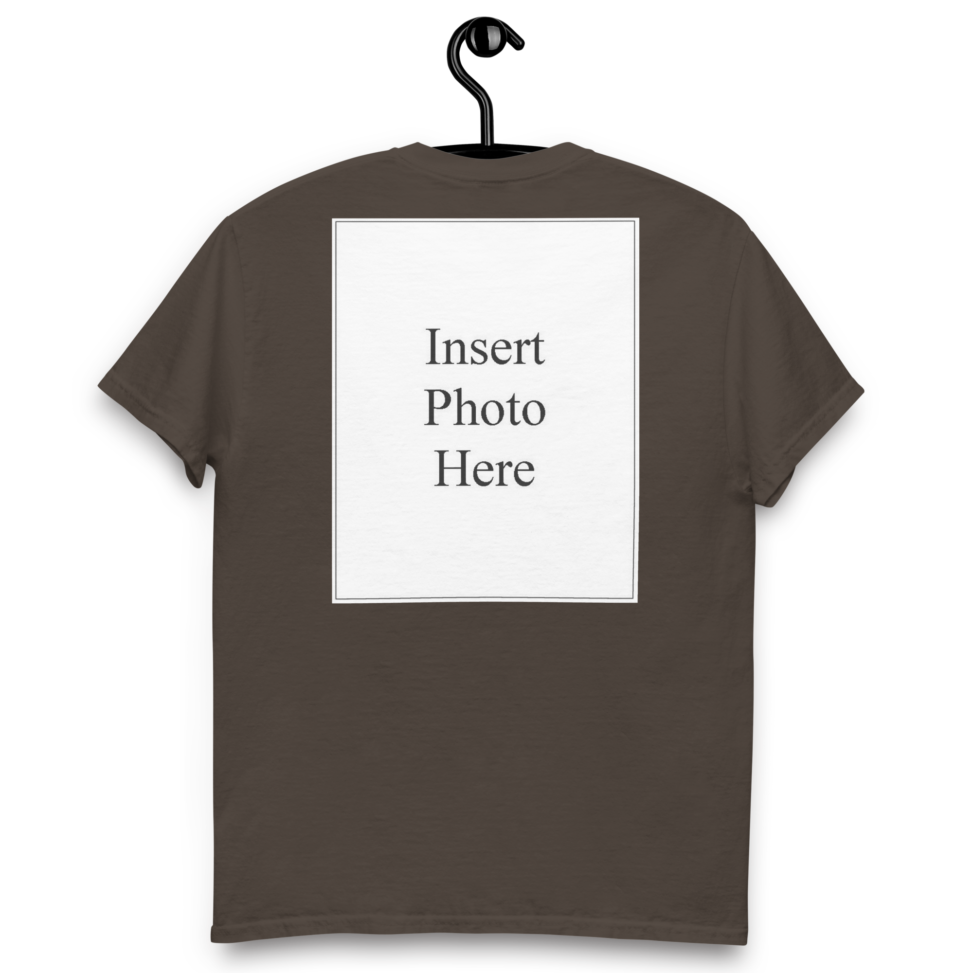 Unisex t-shirt customizable on the front and back