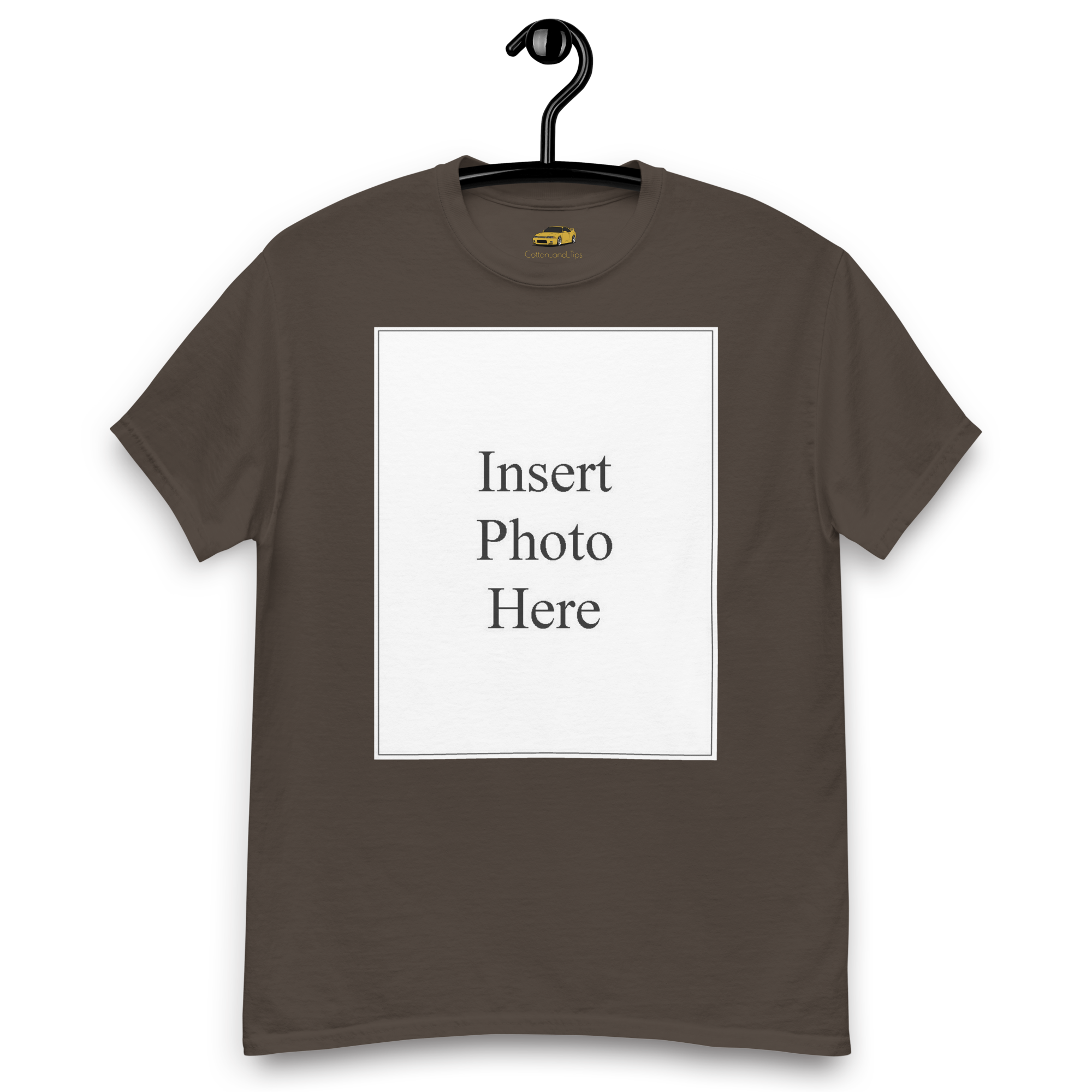 Unisex t-shirt customizable on the front and back