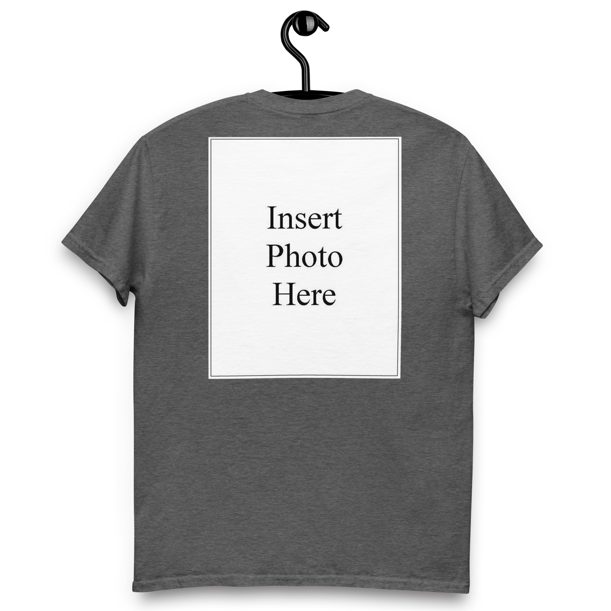 Unisex t-shirt customizable on the front and back