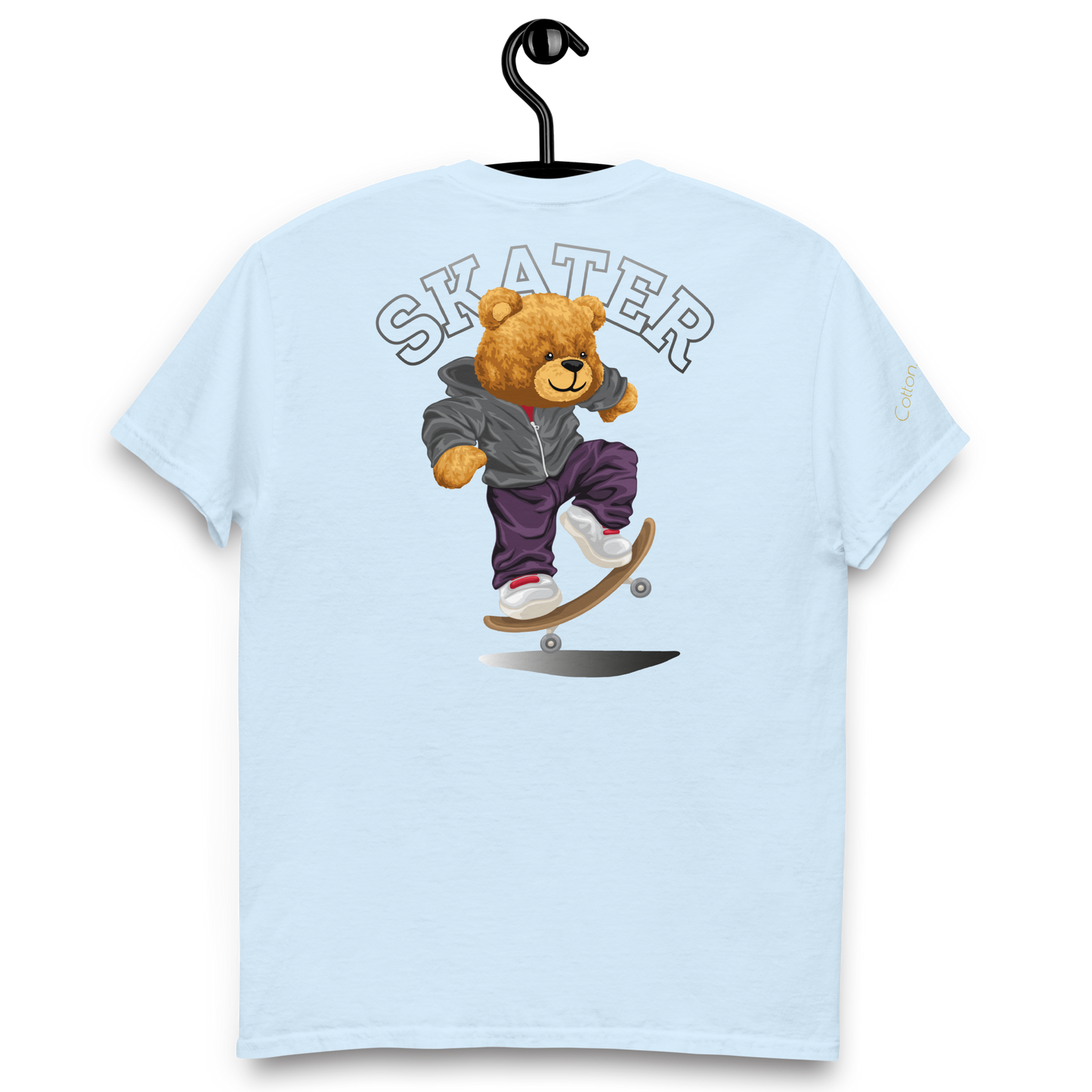 Back Print Skater Bear