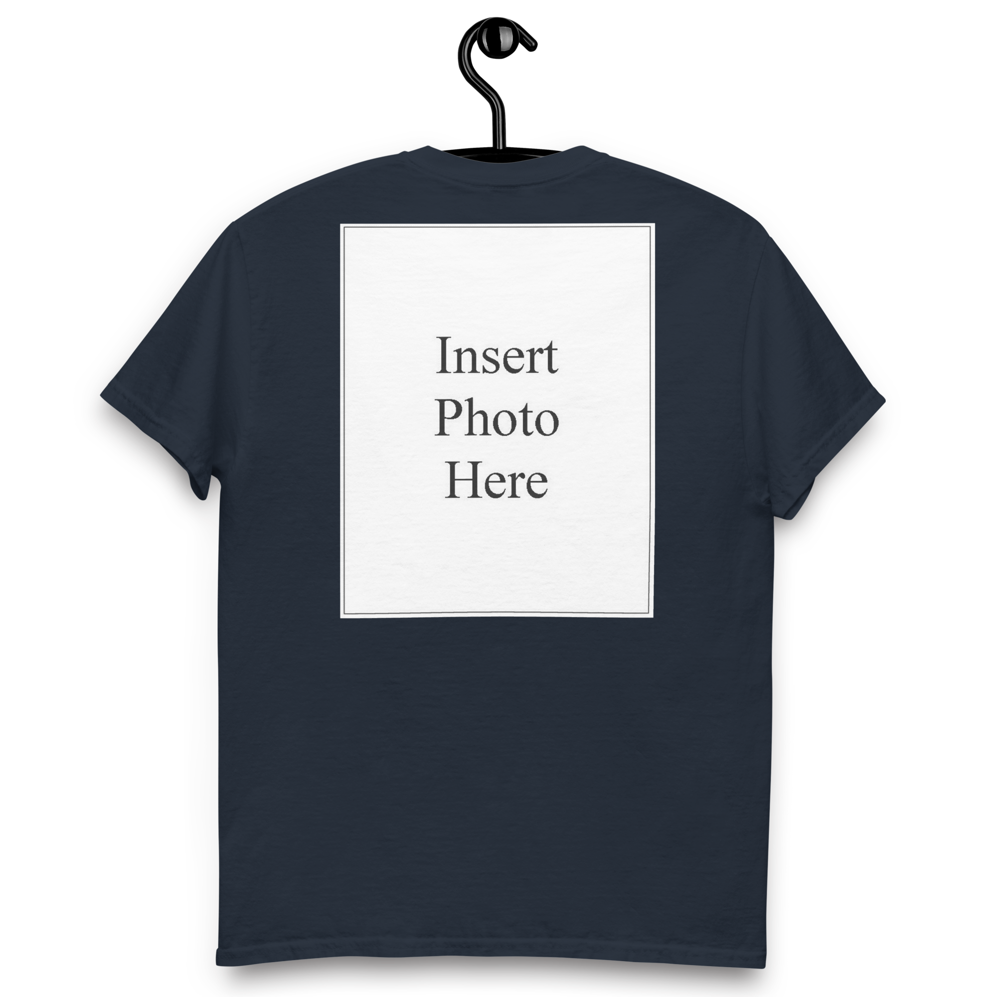 Unisex t-shirt customizable on the front and back