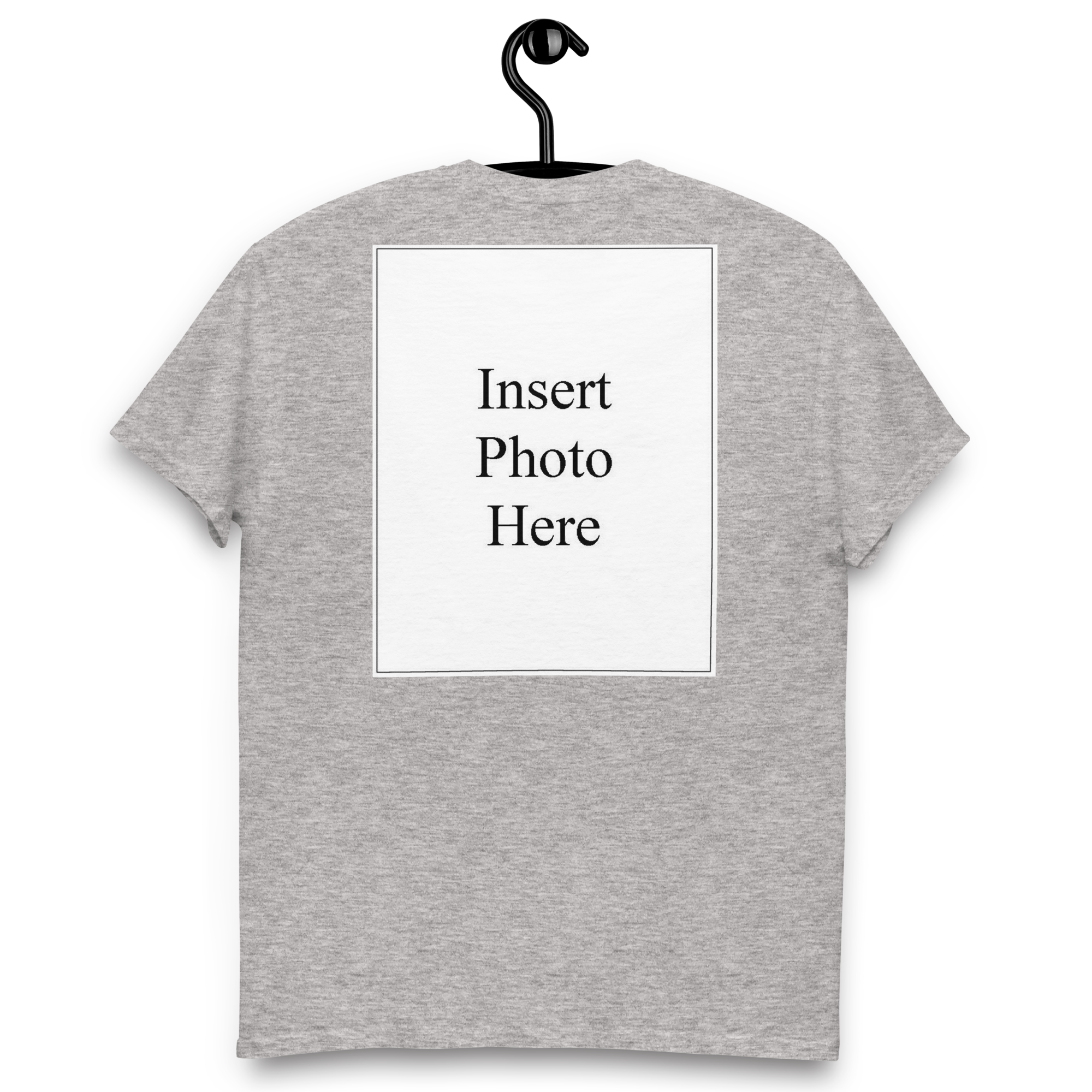 Unisex t-shirt customizable on the front and back