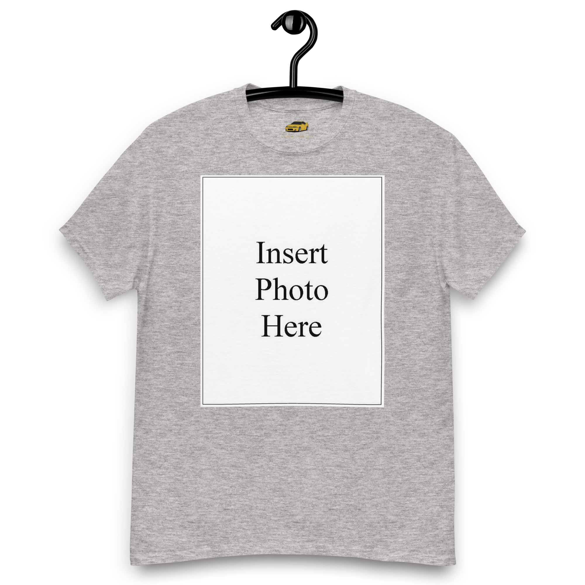Unisex t-shirt customizable on the front and back