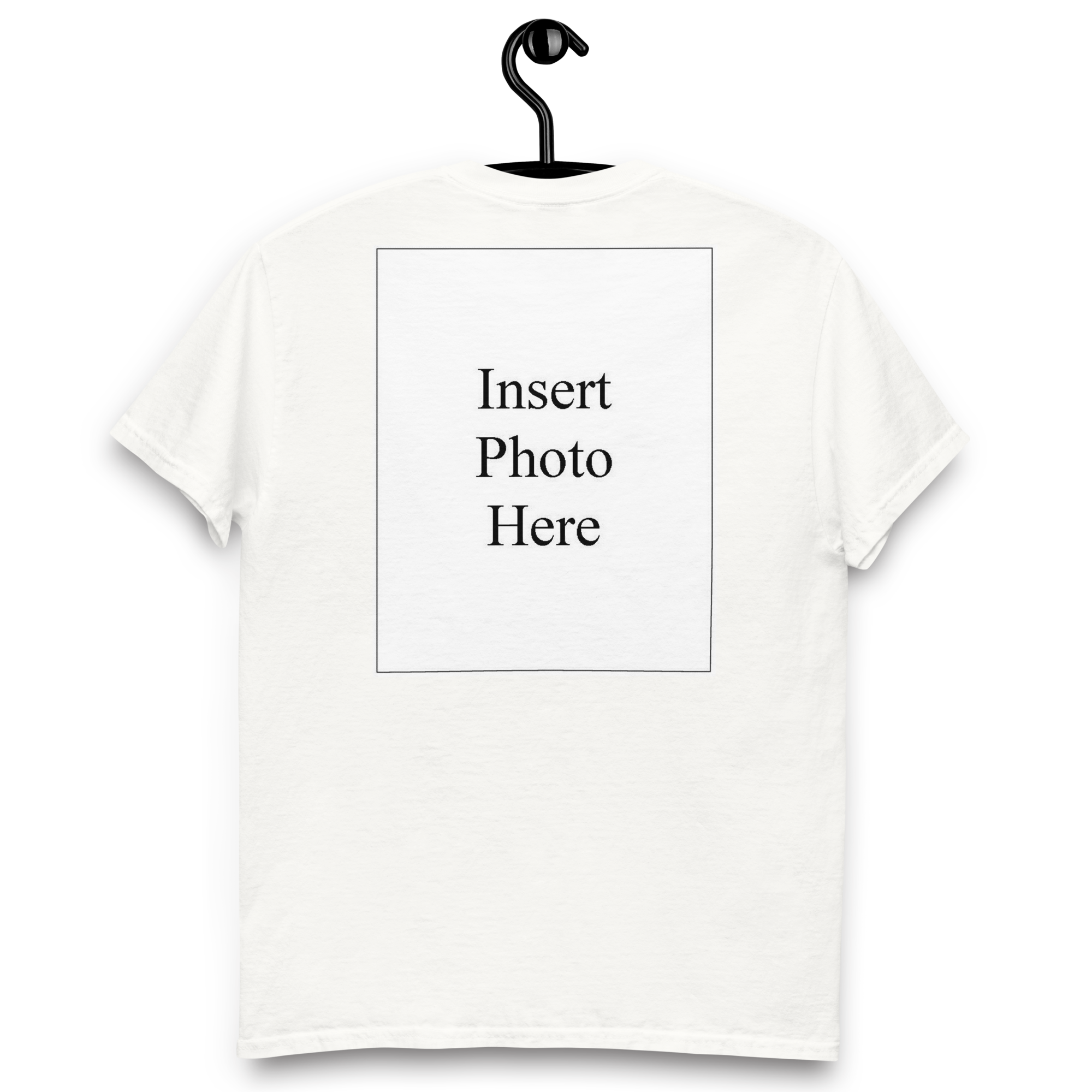 Unisex t-shirt customizable on the front and back