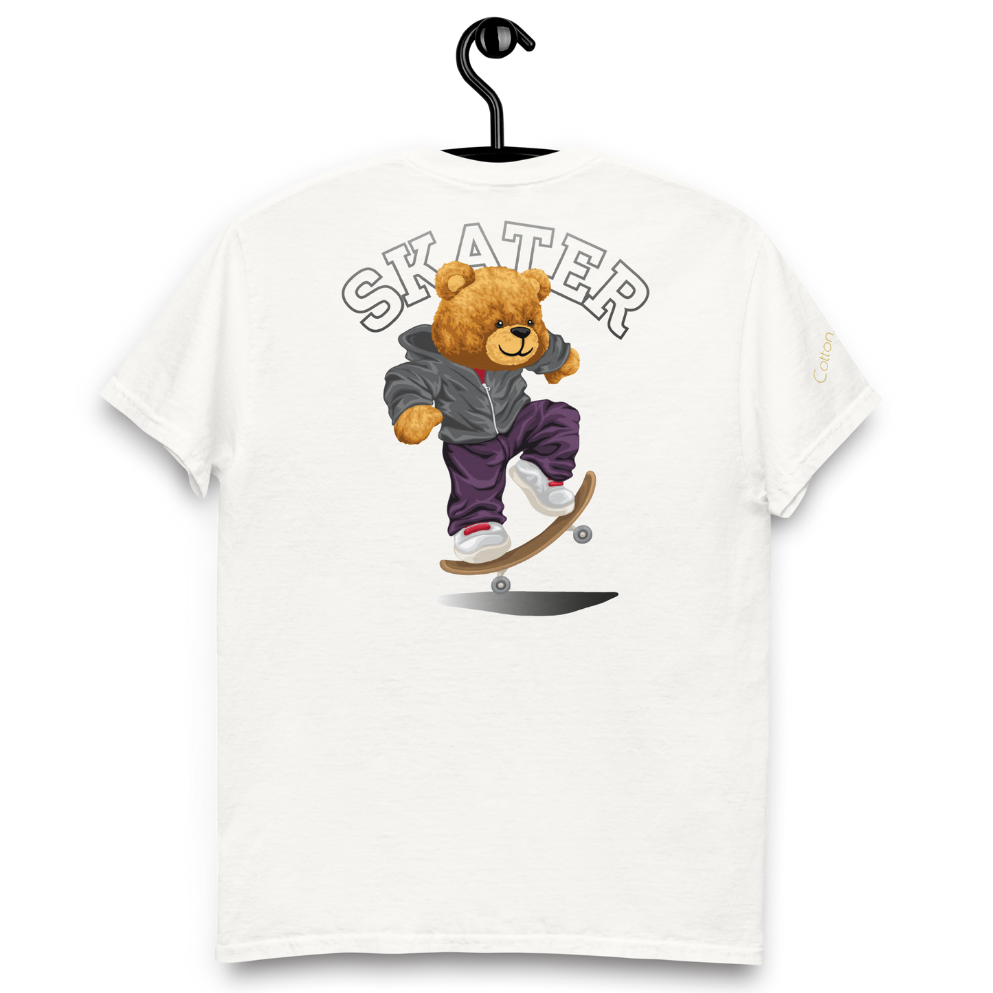 Back Print Skater Bear