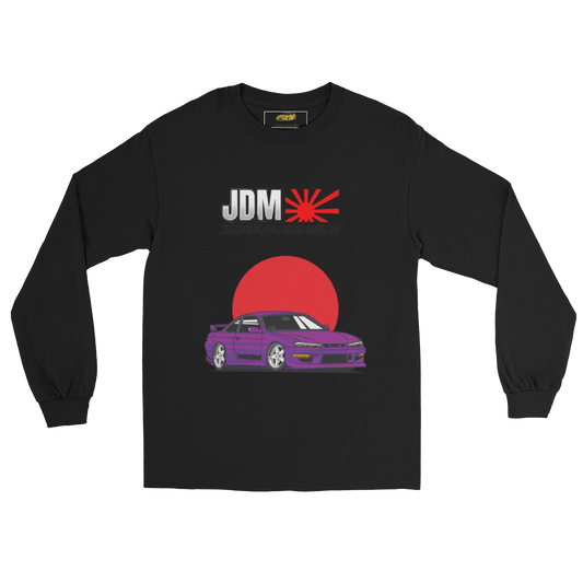 Nissan S15 Purple Japanese Flag Long Sleeve Jersey (JDM)