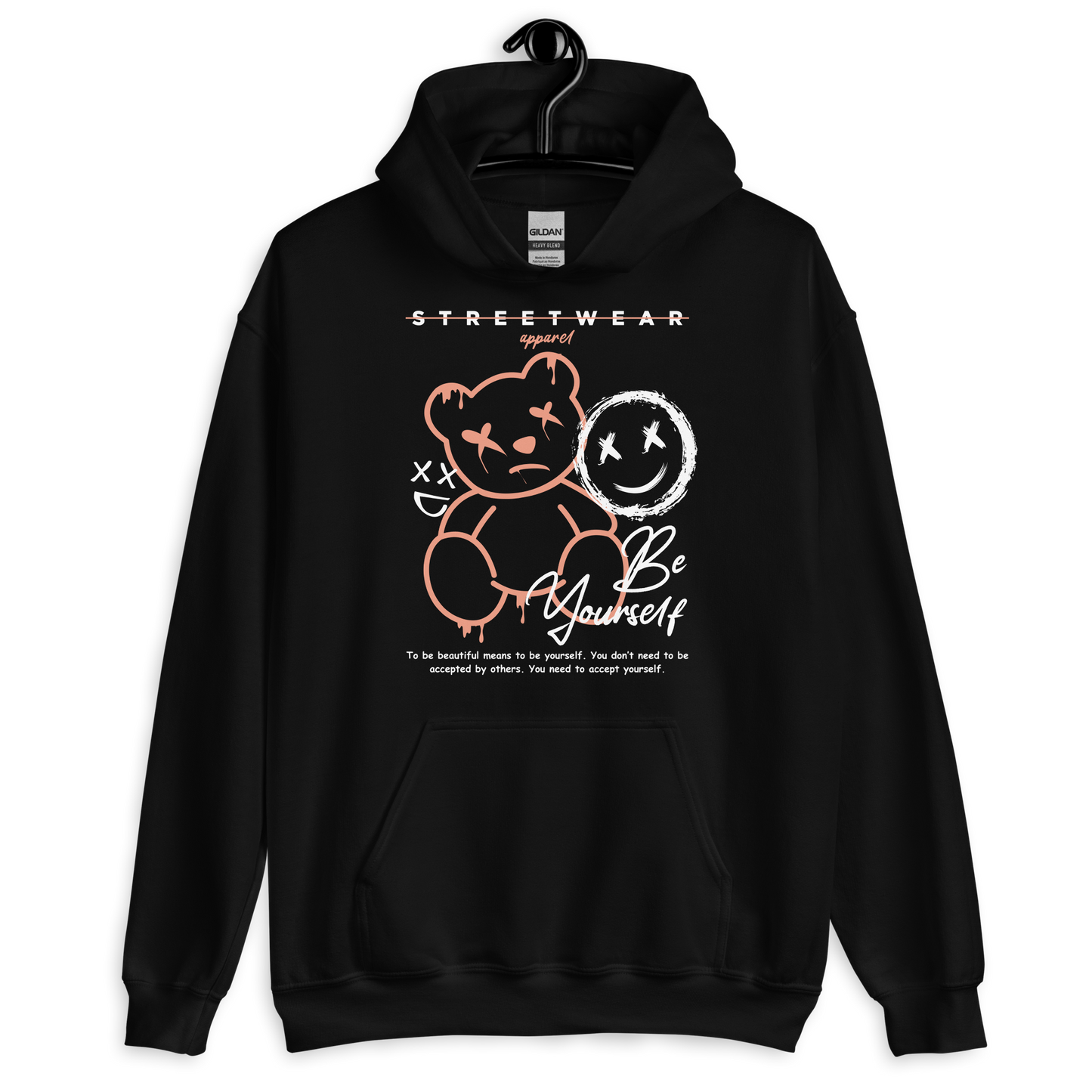 Unisex Hoodie bear love yourself