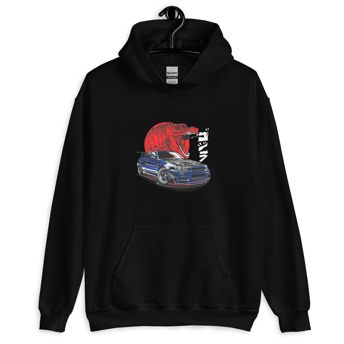 Godzilla Nissan Skyline R34 Unisex Hoodie