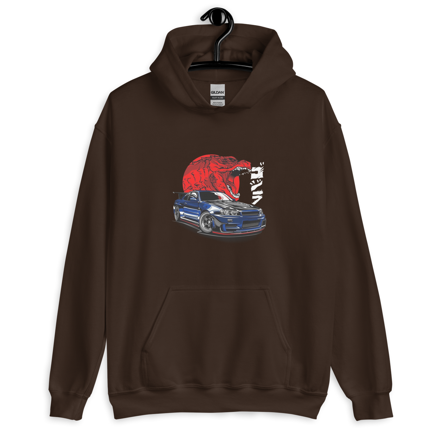 Godzilla Nissan Skyline R34 Unisex Hoodie