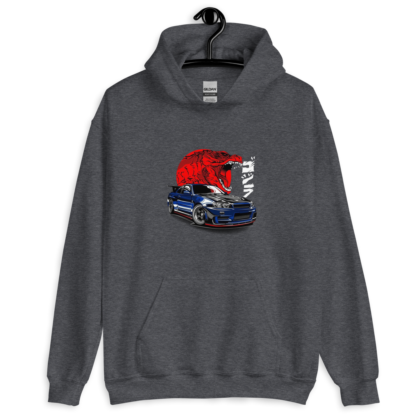 Godzilla Nissan Skyline R34 Unisex Hoodie