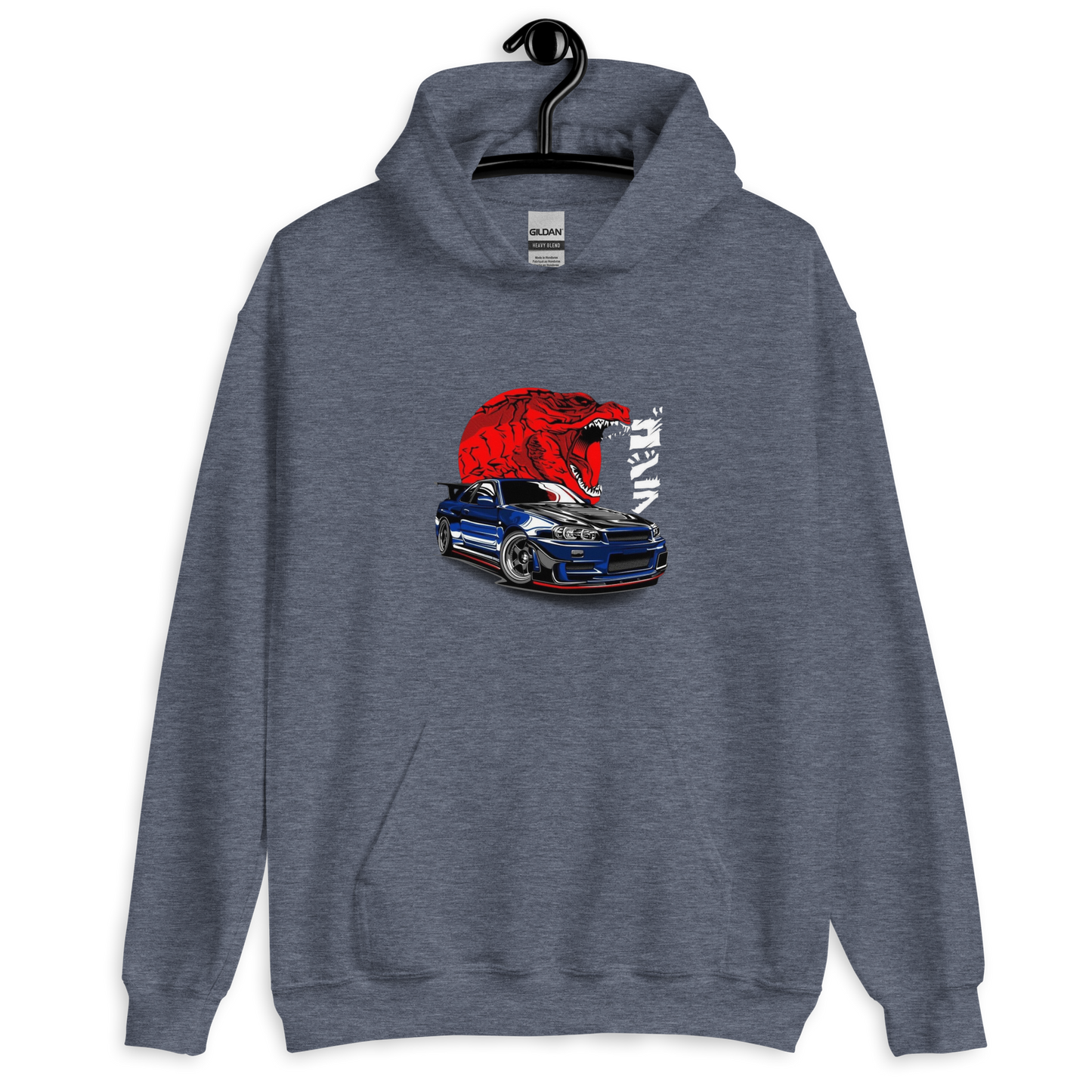 Godzilla Nissan Skyline R34 Unisex Hoodie