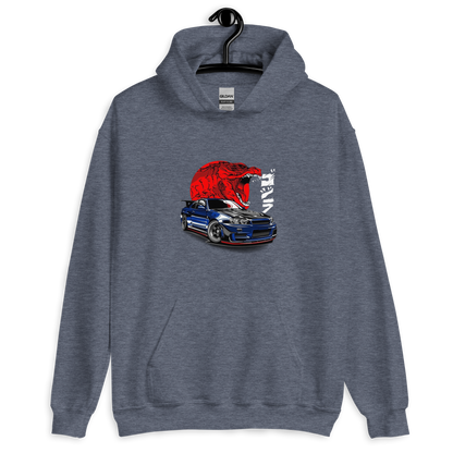 Godzilla Nissan Skyline R34 Unisex Hoodie