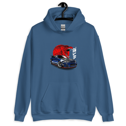 Godzilla Nissan Skyline R34 Unisex Hoodie