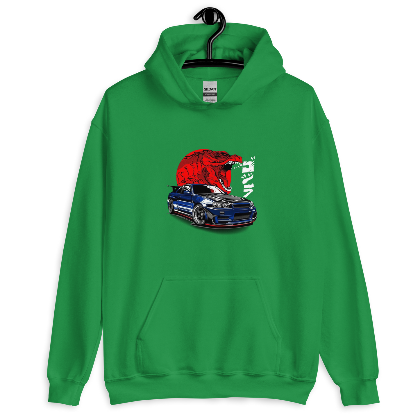 Godzilla Nissan Skyline R34 Unisex Hoodie