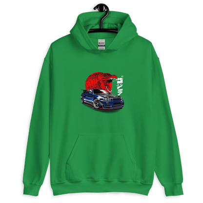 Godzilla Nissan Skyline R34 Unisex Hoodie