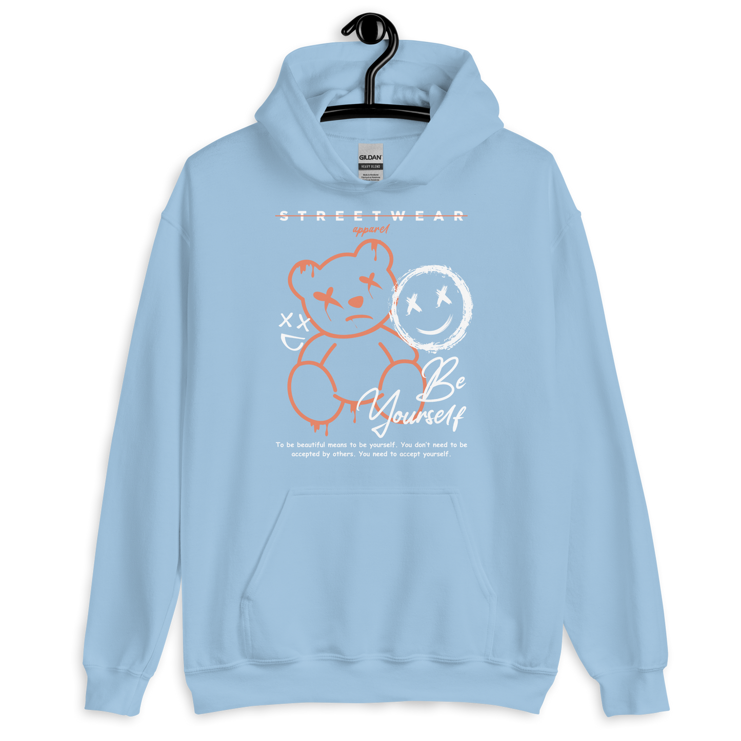 Unisex Hoodie bear love yourself