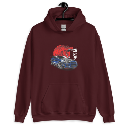 Godzilla Nissan Skyline R34 Unisex Hoodie