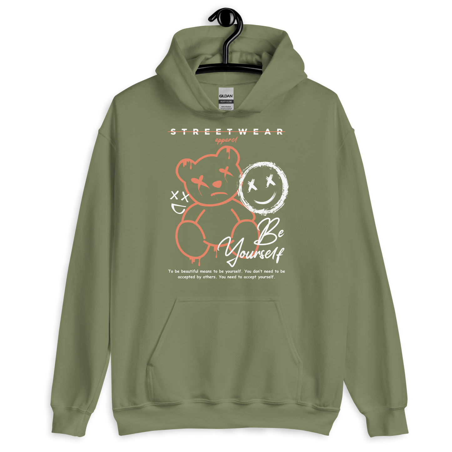 Unisex Hoodie bear love yourself