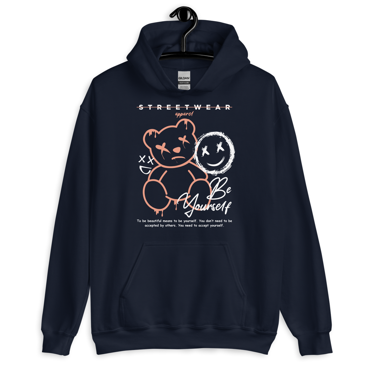 Unisex Hoodie bear love yourself