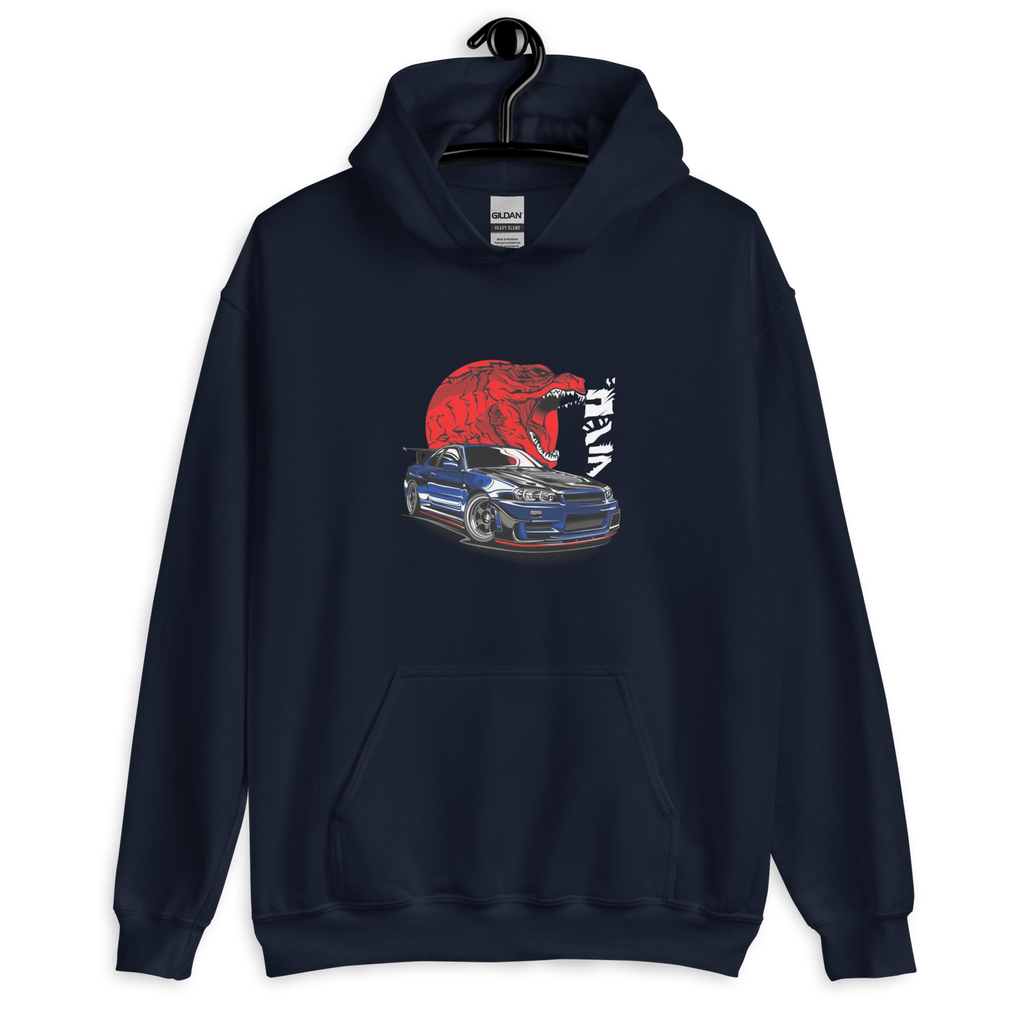 Godzilla Nissan Skyline R34 Unisex Hoodie