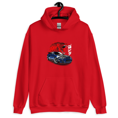 Godzilla Nissan Skyline R34 Unisex Hoodie