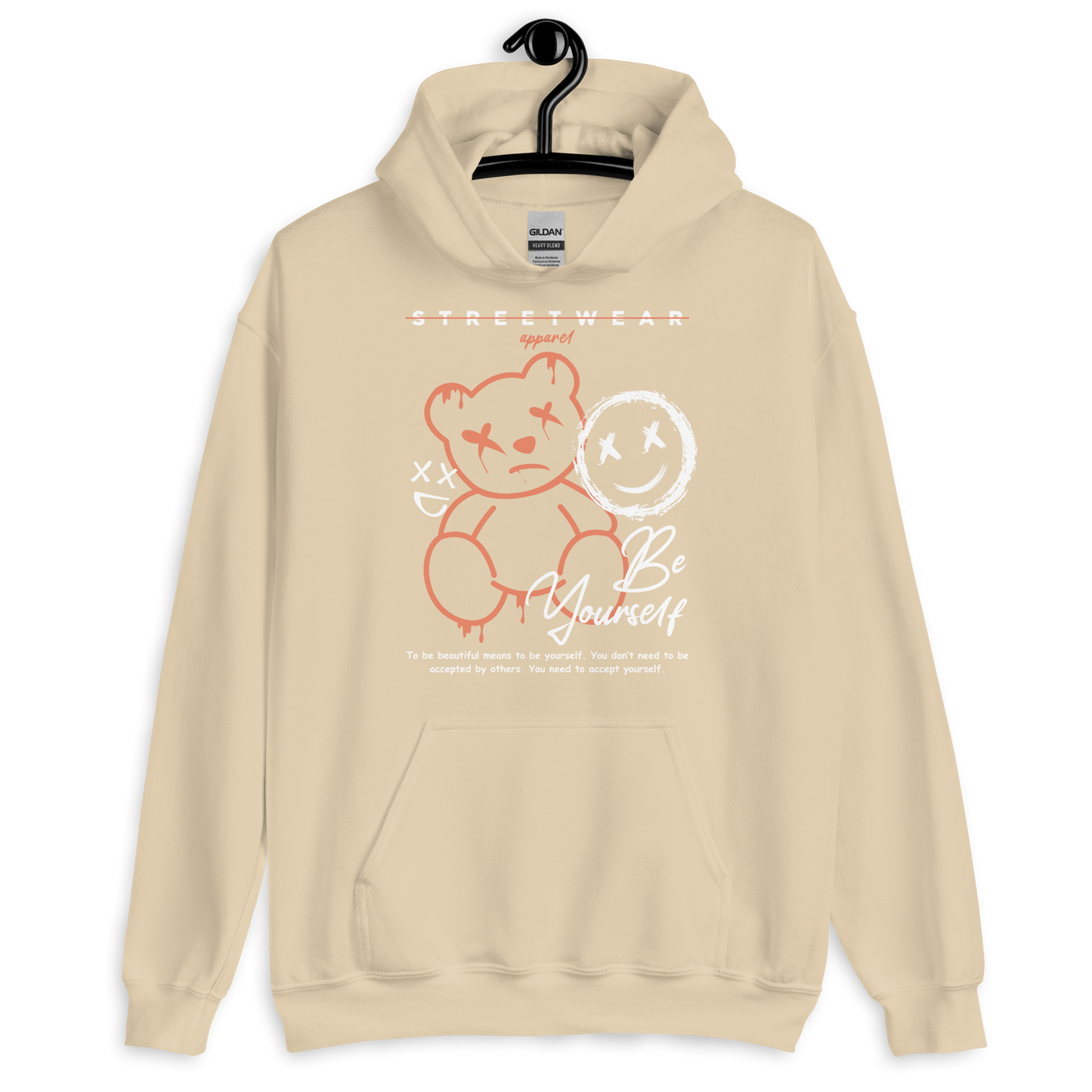 Unisex Hoodie bear love yourself