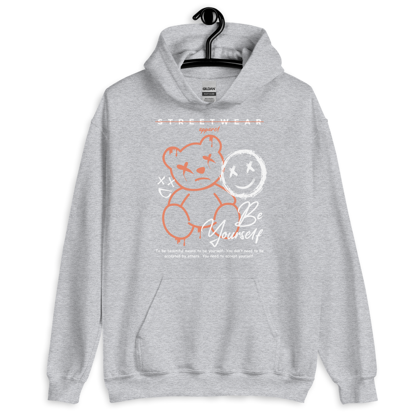 Unisex Hoodie bear love yourself