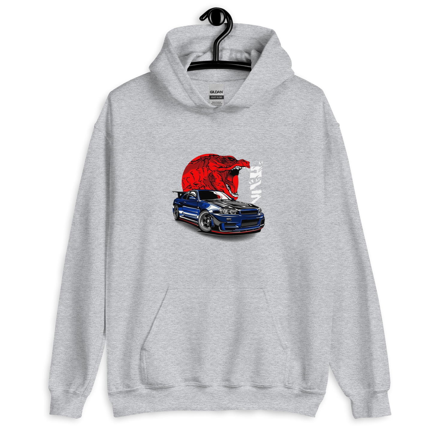 Godzilla Nissan Skyline R34 Unisex Hoodie