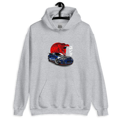 Godzilla Nissan Skyline R34 Unisex Hoodie