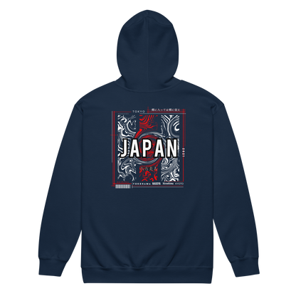 Unisex heavy blend zip hoodie Tokyo 2021